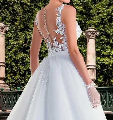 Винтажное кружевное платье Casamento без рукавов, сексуальное свадебное платье с глубоким v-образным вырезом, Vestido De Noiva robe de mariee, платья для матери невесты