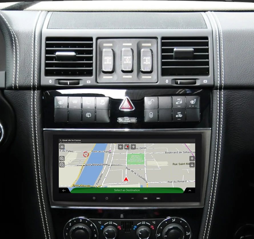 Best Android 7.1 8.8 Inch Car Multimedia Player For Mercedes Benz G500 GPS Audio Radio Navigation Multimedia Radio HeadUnit 5