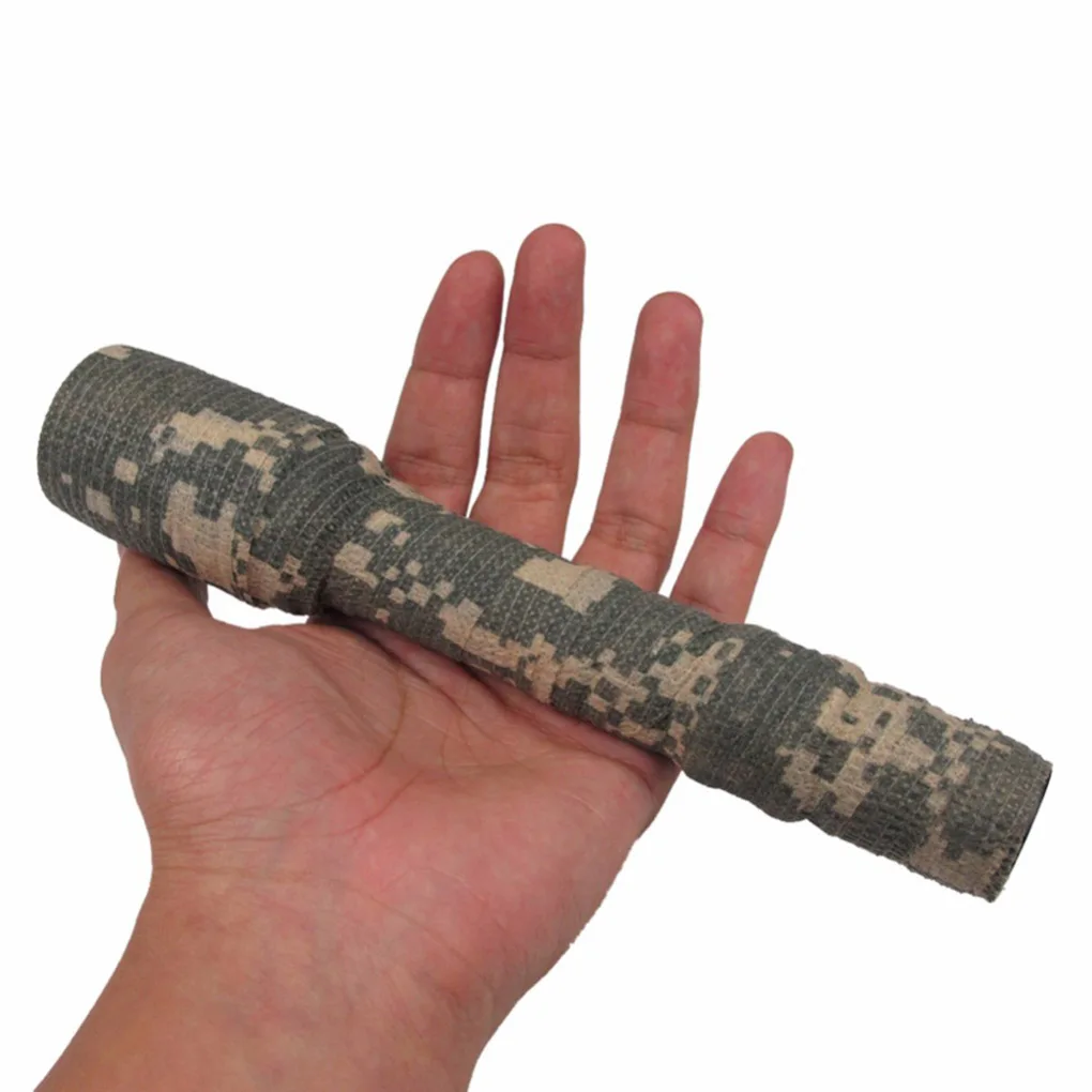 Outdoor Camo Bicycle Sticker Masquerading Camping Camouflage Stealth Duct Tape Adhesive Wrap