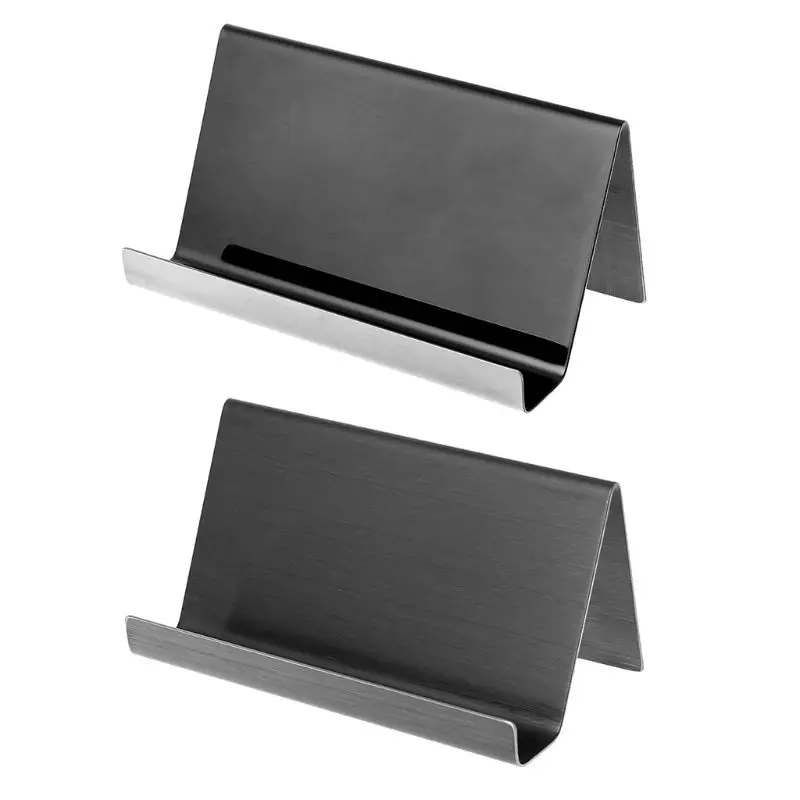 New Stainless Steel Business Cards Holders Desktop Card Display