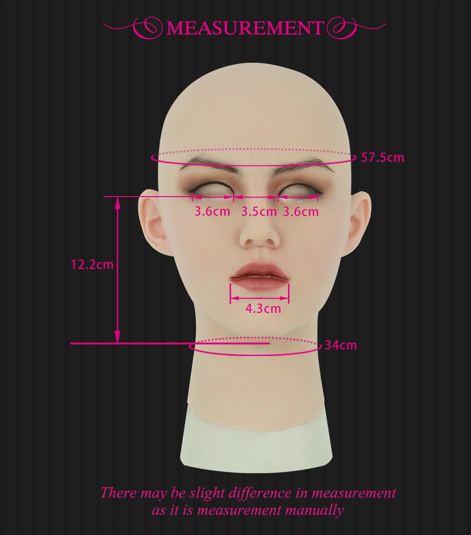 Realmaskmaster, силиконовая маска Ann, искусственная, с реалистичной ...
