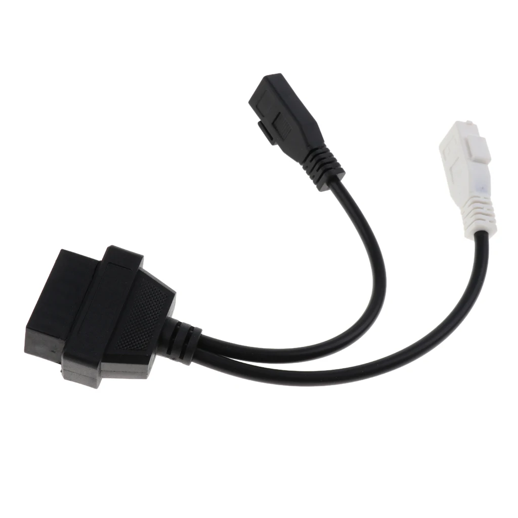 Car Vehicles 2x2 Pin Adapter Interface Cable OBD2 OBDII Conversion Kit For VW Audi Seat