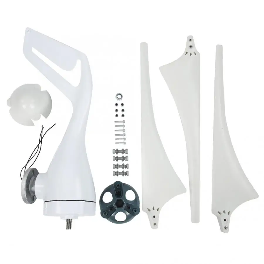 Hydro Generator NE-200S3 Wind Generator 200W 3PCS 580mm Nylon Fiber Wind Blades Power Windmill Power Generator