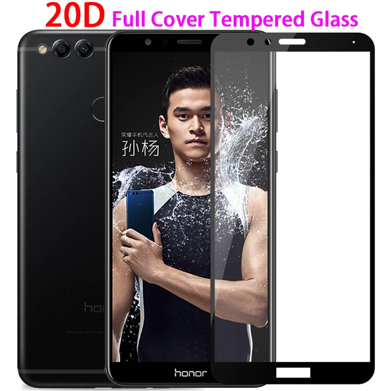 

20D 9H Tempered Glass on for Huawei Honor 7X 7A 7C 6A 6X 6C Pro 7apro 7cpro 6cpro 6 7 honor6 honor7 A C X Full Screen Protector