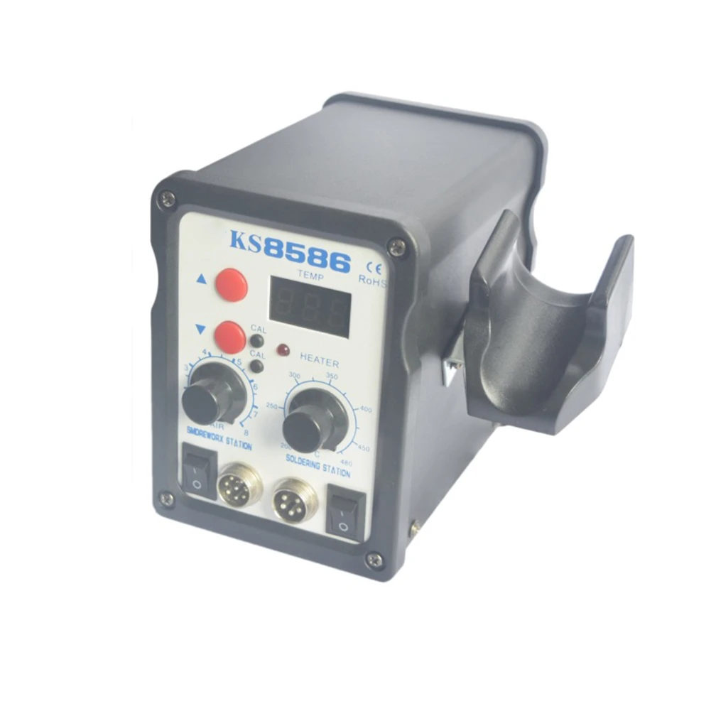 

750W Hot Air Soldering Station Rework Station Mobile Phone Repair Tools Iron Soldering Solder Holder ES Plug Soldering Station