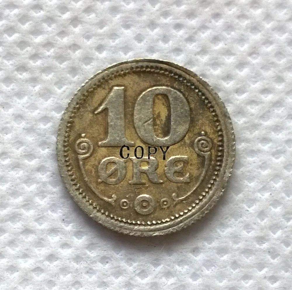 DENMARK 10 ORE 1923 COPY -replica coins medal commemorative | Дом и сад