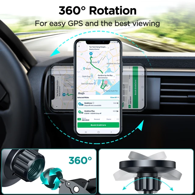 Joyroom Magnetic Mobile Phone Holder 15W Qi Wireless Fast Charger Portable Car Holder for iPhone 11 12 Pro Samsung Huawei Xiaomi 5