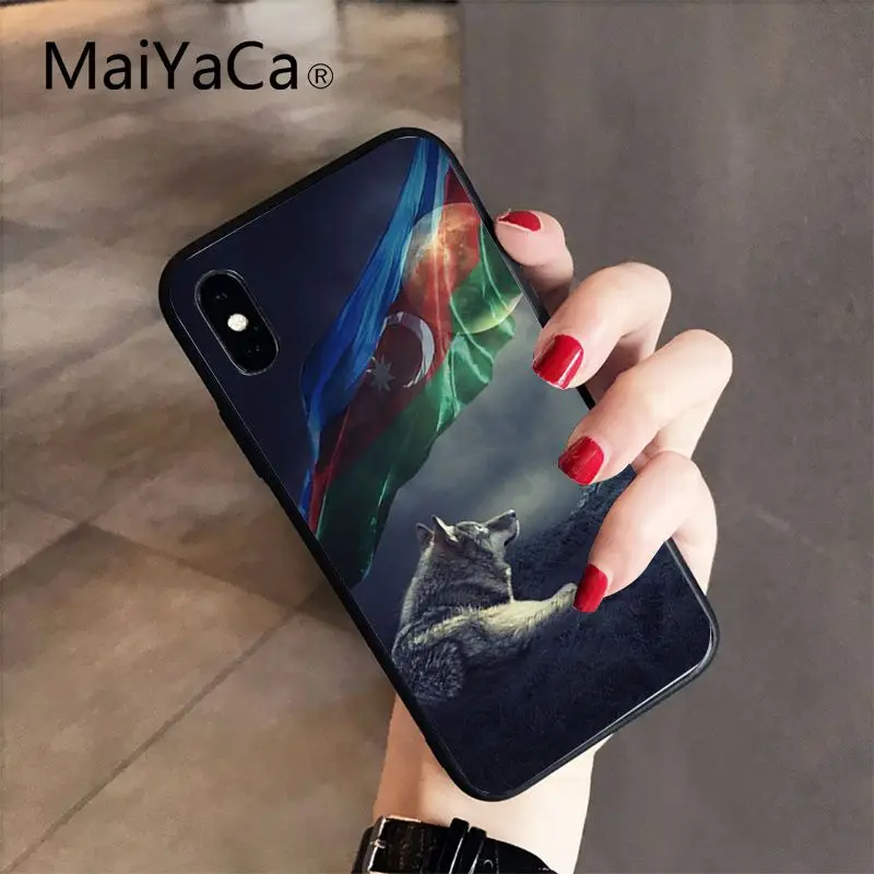 Чехол MaiYaCa azerana buta flag из ТПУ для iPhone X XS MAX 6 6s 7 7plus 8 8Plus 5 5S SE XR 10 - Цвет: A11