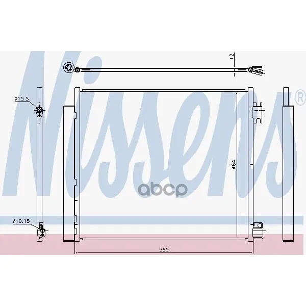 Condenser WITH Drier Nissan Qashqai 11/13 1.5dCi, 1.6dCi, X Trail (T32