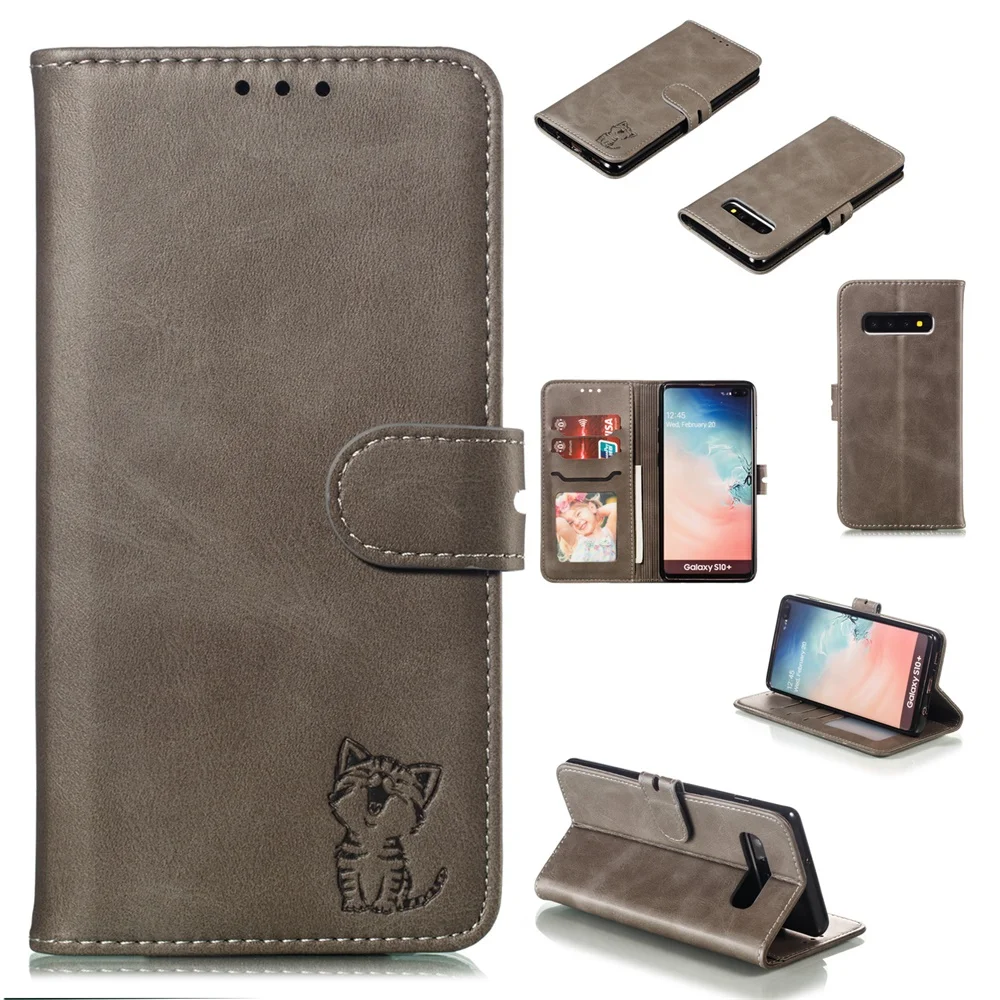 Кожаный чехол-книжка чехол для samsung Galaxy S8 S9 S10 E Plus Note10 Pro S7 10 20 40 50 60 70 80 90 м 30 крышка