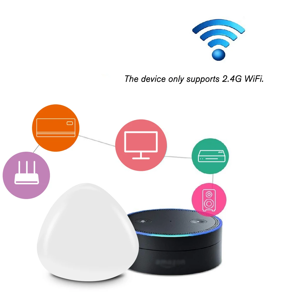 38 кГц Wi-Fi и ИК-пульт дистанционного управления Управление концентратор Инфракрасный Универсальный Интеллектуальный пульт дистанционного управления Управление; для кондиционера воздуха ТВ приложение Управление