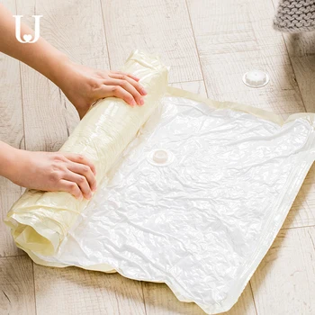 

J&J Vacuum Compression Bag Storage Bag Push Type Finishing Bag Clothing Quilt Down Jacket Household Clothes Bedroom Shrink Bags
