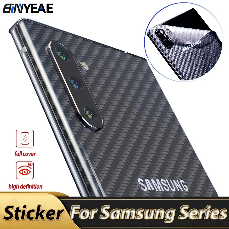 Carbon Fiber Back Cover Camera Lens Protector For Samsung Galaxy Note 10 S10 Lite S20 Ultra Plus Protective Case Sticker | Мобильные