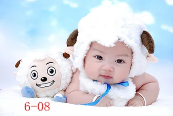 

Pleasant Goat Modeling Photography for Children Clothing Animal Photo Shoot Childrenswear Baptism