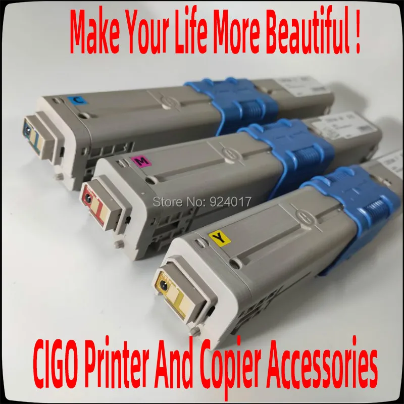 Цветной картридж с тонером для принтера OKI C301 C321 MC332 MC342 C301n C321n C301DN C321DN MC332dn MC342dn 301 321