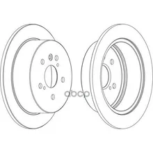 Диск Тормозной Задний(К-Т 2 Диска Цена За 1шт.) Ferodo арт. DDF1545