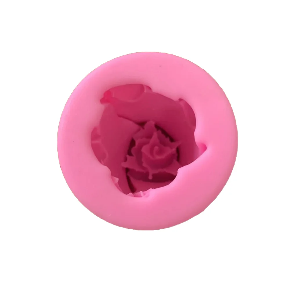 3D для шоколада в форме роз mold Формы Украшения Торта Силиконовое Мыло Форма BKSILICONE