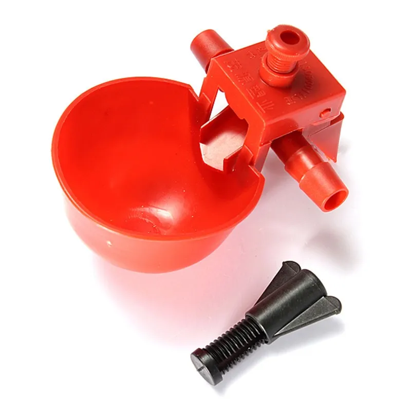 10pcs Chicken Waterer Hens Quail Birds Drinking Bowls Water for Chicken Coop Chick Nipple Drinkers Poultry Farm Animal Supplies