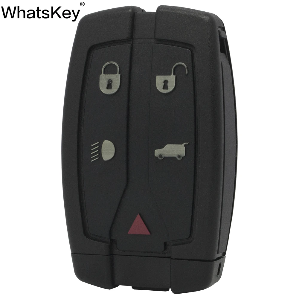 

WhatsKey 5 Button Remote Car Key Shell Cover Fob Case For Land Rover Freelander 2 With HU101 Blade