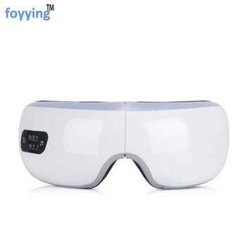 

foyying Electric Heating Air Pressure Bluetooth Music Foldable Eyes Massager Mask Therapy SPA Instrument 3 Modes Eye Care Massag