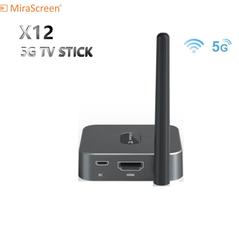 5G ТВ-палка mirascreen X12 wifi приемник ключ miracast Dlna airplay зеркальный экран ТВ-палка
