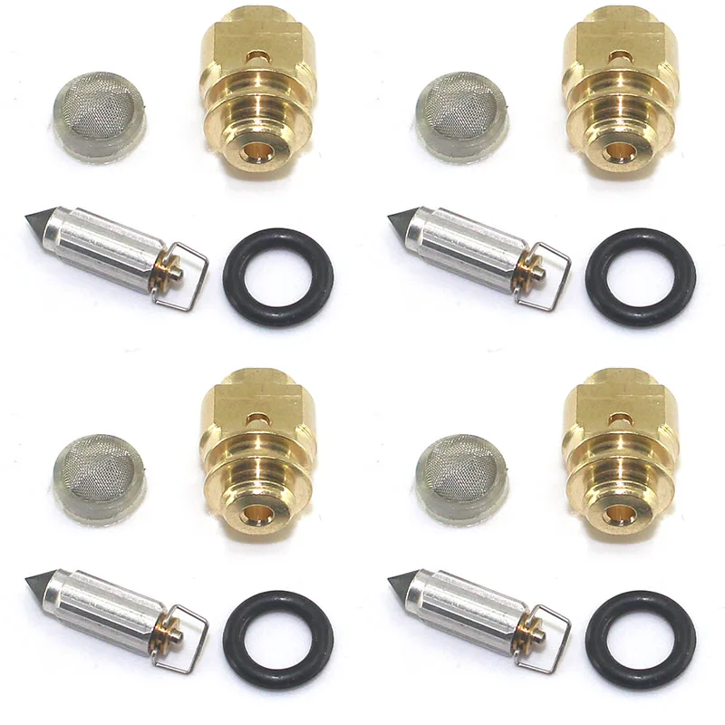 4pcs Для LTZ400 YFM660 LTZ L-TZ 400 YFM 660 гризли мотоцикл Карбюратор Ремонтный комплект плавающие игольчатые детали сидений клапана - Цвет: 4pcs