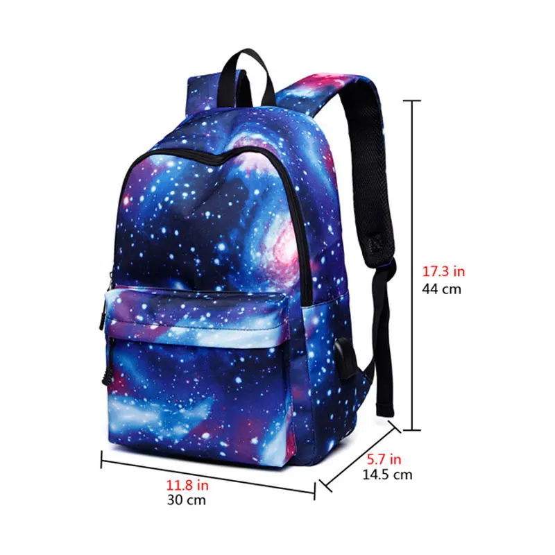 Galaxy Star Печать для мужчин Traval мини школьный рюкзак для подростков девочек Детская женская сумка на шнуровке Feminina Прямая