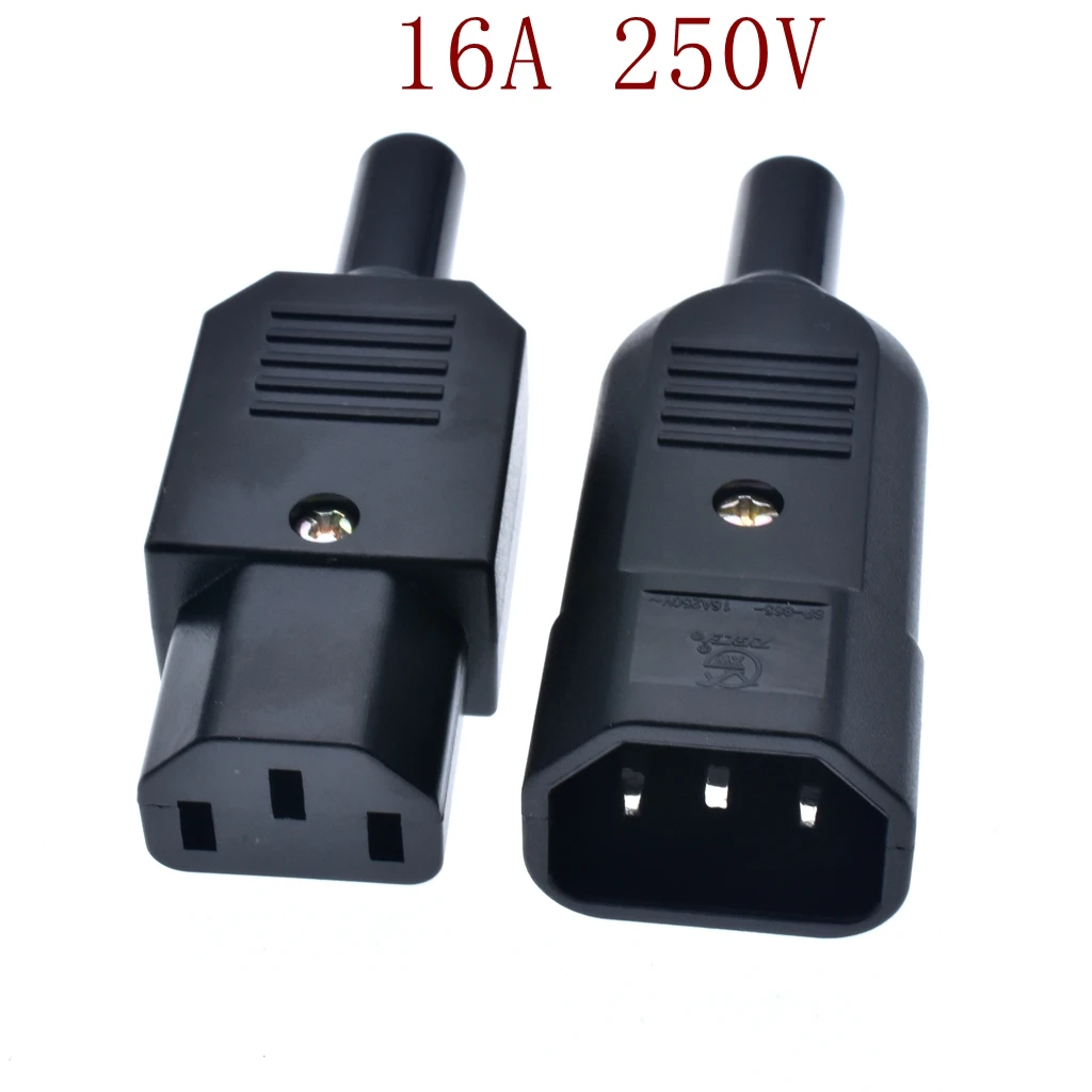Aazon.co: IEC320 C13 C14 Plug Connector YACSEJAO 2PCS 250V 10A AC 3