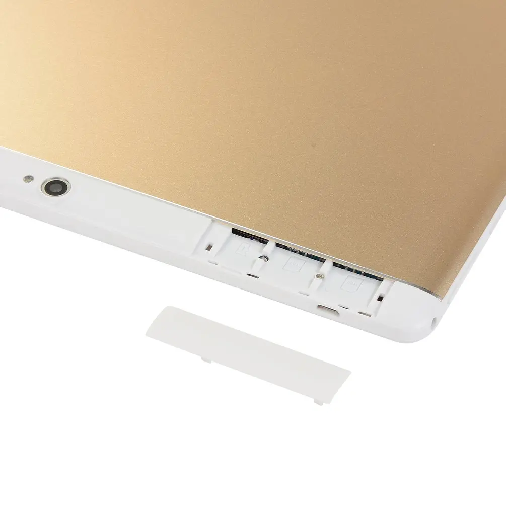 KT107 планшет с круглым отверстием 10,1 дюймов HD большой экран Android 8,10 версия модный портативный планшет 8G+ 64G Золотой планшет с европейской вилкой