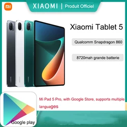 Xiaomi – tablette de 11 pouces Mi Pad 5 M870, 6 go + 128 go, pour étude, bureau, jeux, Original 