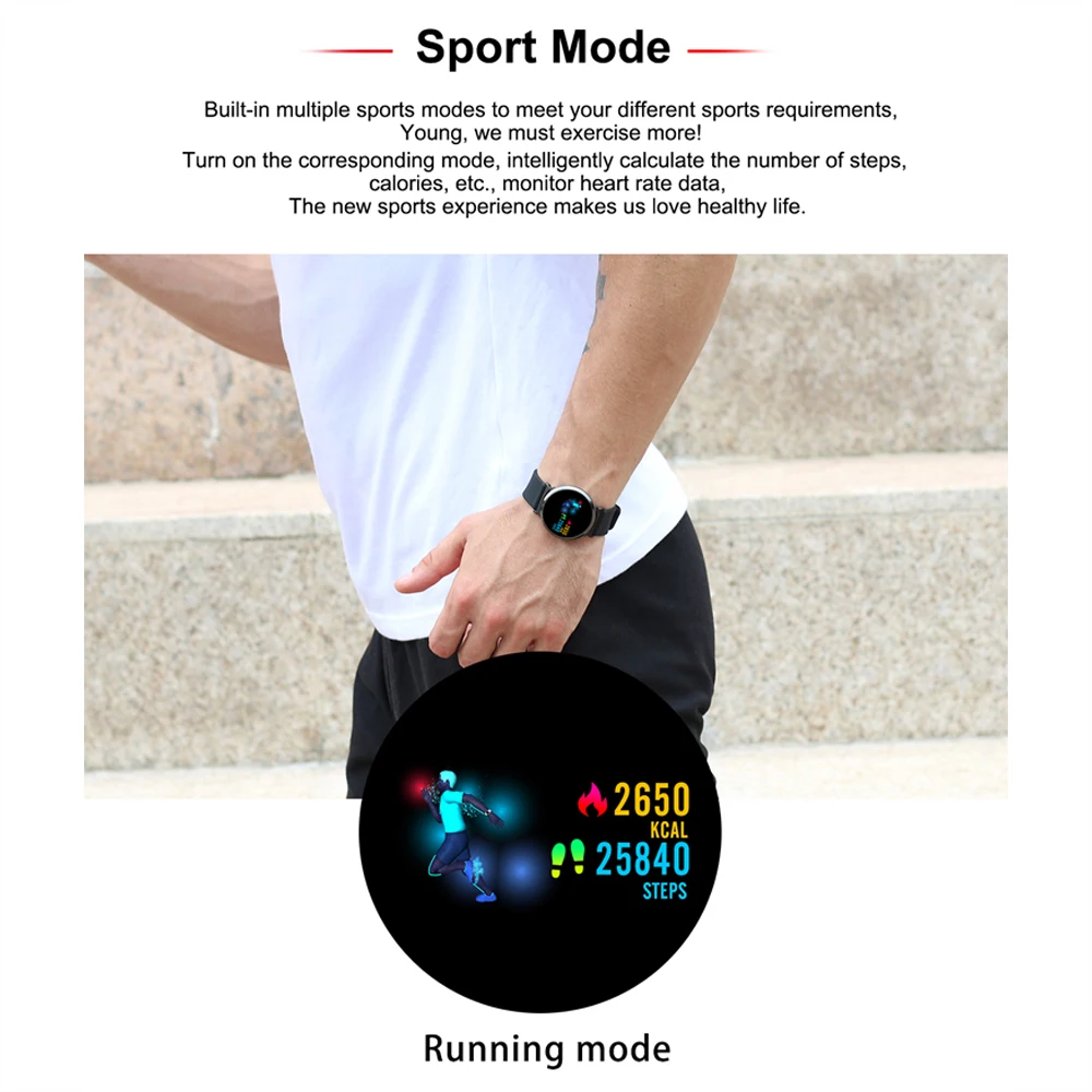 E28 Waterproof Smart Watch Blood Pressure Heart Rate Smart Wristband Sleep Monitor Pedometer Sports Fitness Tracker Smart Watch