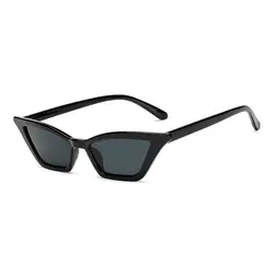 Европейские и американские импортные Солнцезащитные очки женские кошачий глаз маленькая оправа солнцезащитные очки новый стиль мужские