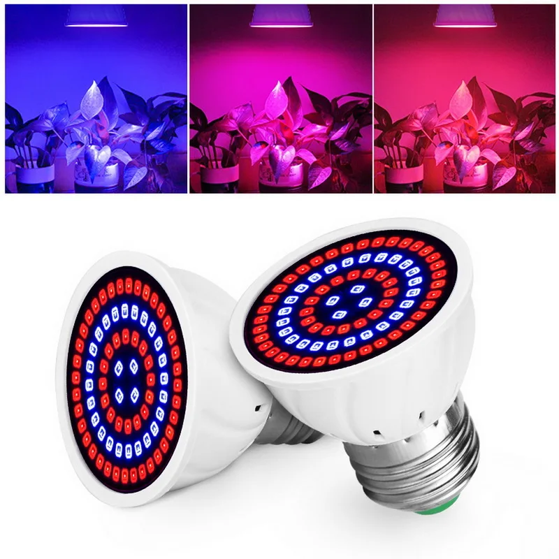 Новинка GU10 LED 220В Лампа для растений E14 лампа выращивания E27 помощь MR16 Фито Led 3 Вт