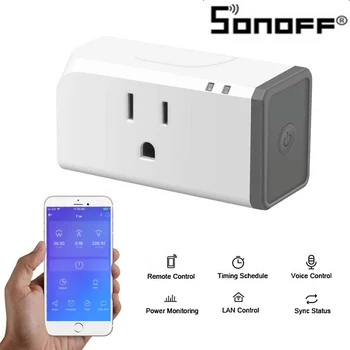 

Sonoff S31 16A WIFI Smart Switch Socket Smart Life APP Remote Control Timer Socket Smart Plug For Google Home/Alexa/IFTTT