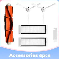 Kit de piezas de repuesto de filtro de cepillo de rodillo lateral, para Xiaomi Robot 1S Roborock S4 S5 Max S6 Pure E4 Xiaowa E2 E3 C10