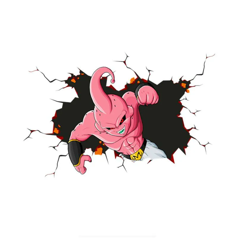 

Personality Anime Dragon Ball Z Cute Cartoon Character Car Sticker and Decal FuunyBumper Window Cover Scratches Accessories PVC