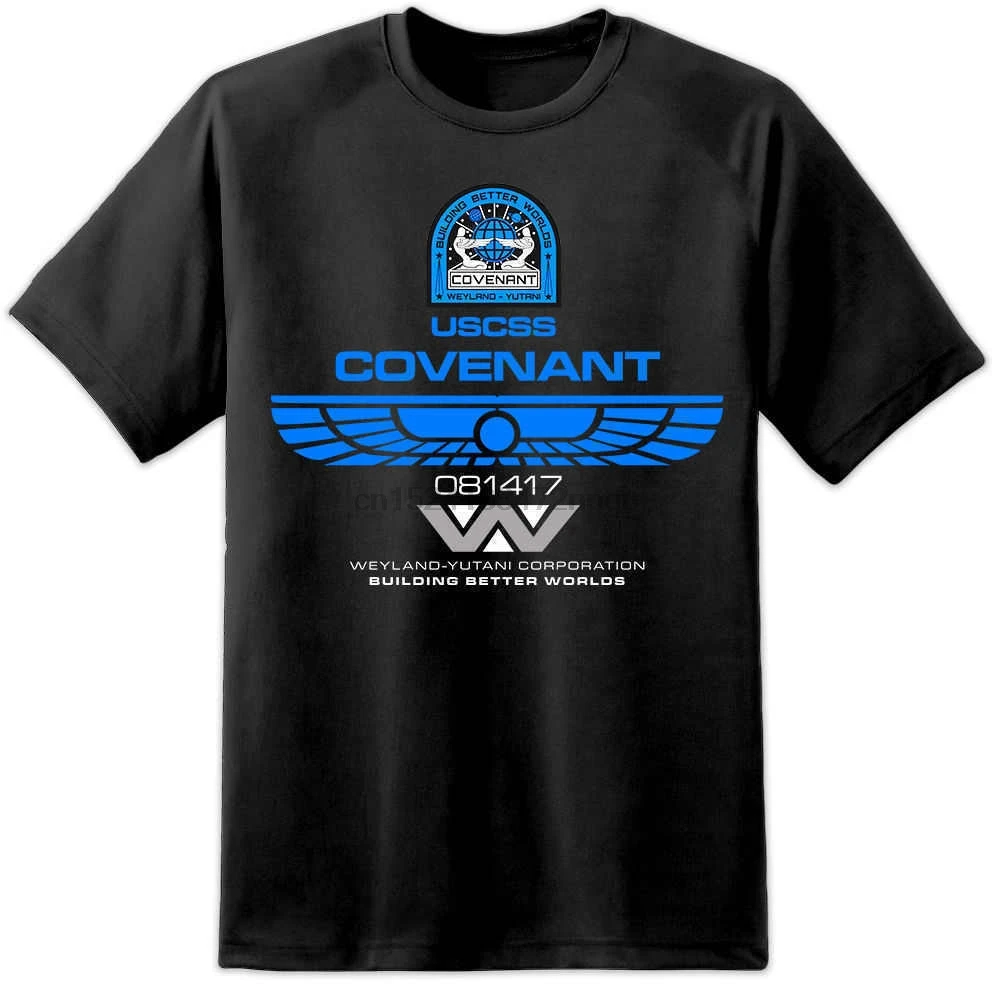 

Alien Covenant Crew Member T Shirt Sulaco M41A PULSE RIFLE Movie Weyland Yutani
