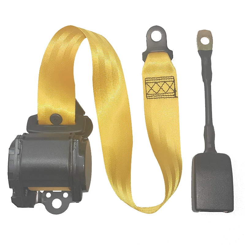 New yellow 3 Point cinture di sicurezza cinture di sicurezza per auto cintura di sicurezza cintura di sicurezza cintura di giro automatica