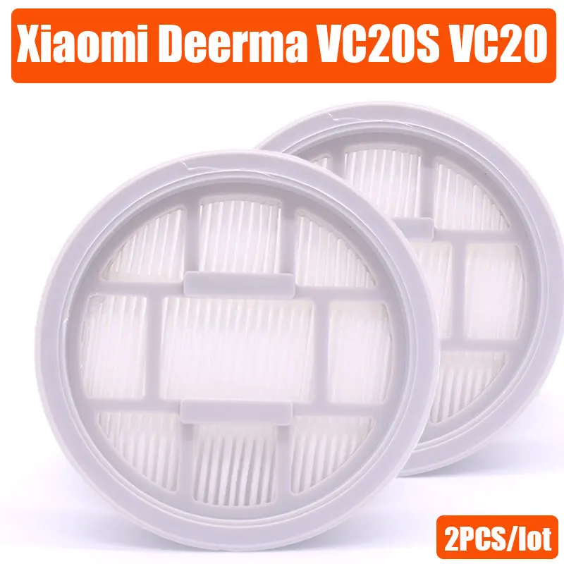 2PCS 2 шт. VC20S VC20 портативный пылесос Hepa фильтр для xiaomi Deerma VC20S VC20 портативный пылесос запчасти аксессуары фильтр - Цвет: 2PCS