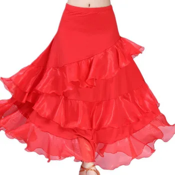 

National Standard Lady Ballroom Dance Skir Stage Performance Modern Dance Waltz Long Dress