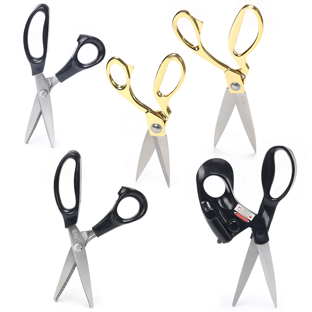 High Quality Pinking Shears Needlework Scissors Sewing Fabric Leather