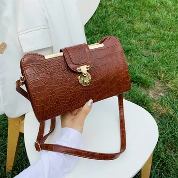 

Luxury Handbags Women Bags Designer Vintage Small Shoulder Bag Ladies PU Leather Retro Evening Clutch Bags Woman Messenger Bag