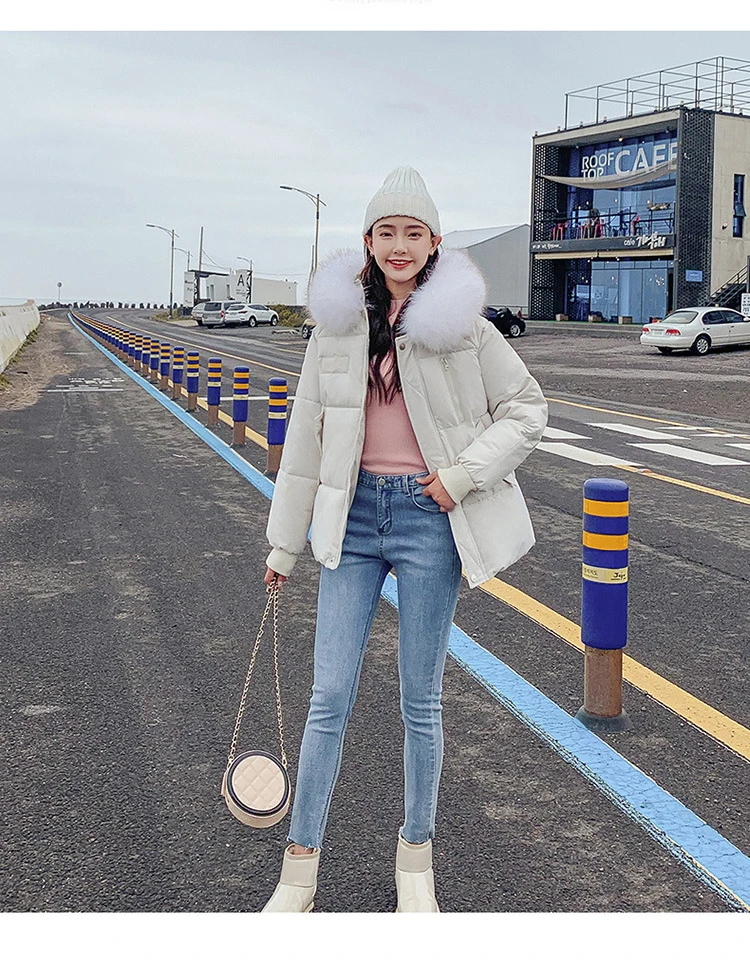Winter jacket women Puffer Winter Female Jacket Winter Coat Women Fake Fur Collar Warm Woman Parka Outerwear Down Jacket Coat