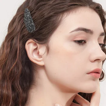 

4pcs Girl Hair Clip Rhinestone Alloy Chic Barrettes Hair Accessories Hair Pins for Girls Women
