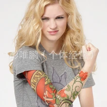 Женский нарукавник с татуировкой, женские рукава с татуировкой, для защиты от солнца, для езды на велосипеде