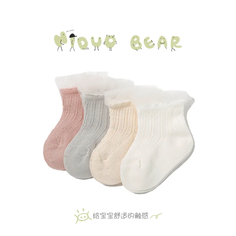 

2019 Summer Mesh Stockings Spring And Summer Socks Pure Cotton Infant Relent Zhejiang Province Socks Women's Thin Type for Sprin
