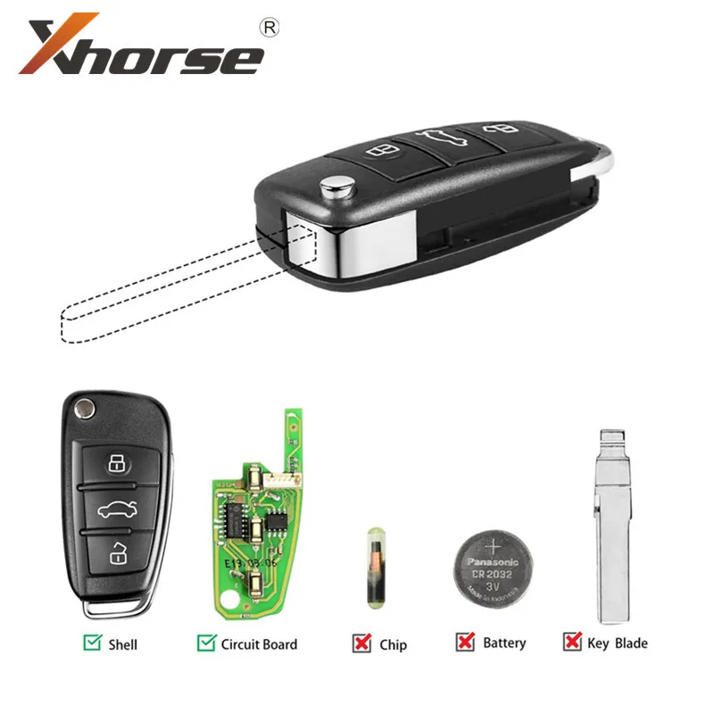 Универсальный пульт дистанционного управления Xhorse XKA600EN проводной ключ с 3