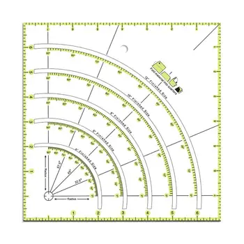 

8 Inch Sewing Ruler Accurate Durbale Acrylic Quilting Ruler DIY Hand Patchwork Ruler For Easy Precision Cutting #