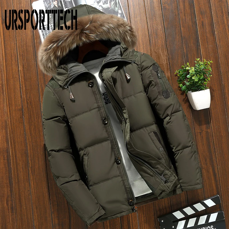 2020 New Brand Winter Jacket Men Parka 