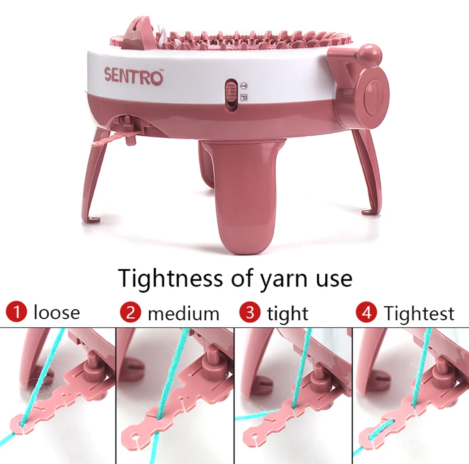 22 Needles Knitting Loom Machine Smart Weaving Loom Knitting Board Rotating  Double DIY Hand Artifact Wool Machine For Adult kid - AliExpress